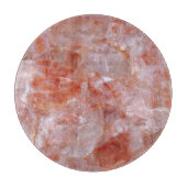 Roos roze kwarts snijplank (Voorkant)