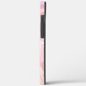  Roos Roze kwartsmarmer en goud Case-Mate iPhone Case (Achterkant / Links)