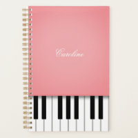 Roos roze Piano-toetsenbord - Aangepaste muziek