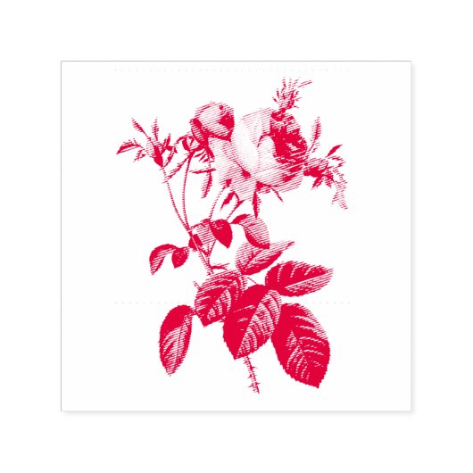 ROOS RUBBER STAMP ZELFINKTENDE STEMPEL (Design)