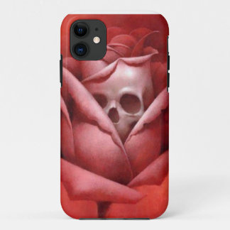 roos schedel in telefooncel iPhone 11 hoesje