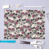 Roos schedel tissuepapier (Craft)