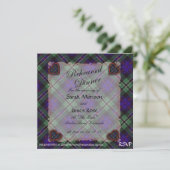 Roos Scottish clan tartan - Pset Kaart (Staand voorkant)