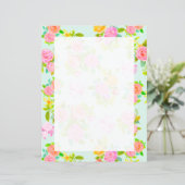 Roos Shabby  Blue Blank (Staand voorkant)