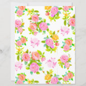 Roos Shabby Wit Blank (Achterkant)