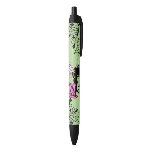 Roos Shadow Fairy Zwarte Inkt Pen