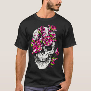 Roos Skeletspieren Gothic T-shirt