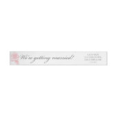 Roos Sketch Address Label in Pink (Individueel)