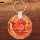 Roos Sleutelhangers Gepersonaliseerde Oranje Sleut (Voorkant)