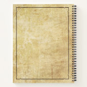 Roos Souvenir de la Malmaison Notitieboek (Achterkant)