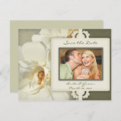  Roos sparen de Kaarten van de Foto van de Datum (Voorkant / Achterkant)