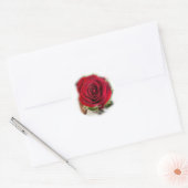 Roos Sticker Envelope zegels (Envelop)