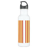 Roos Stripe Drink Fles (Achterkant)