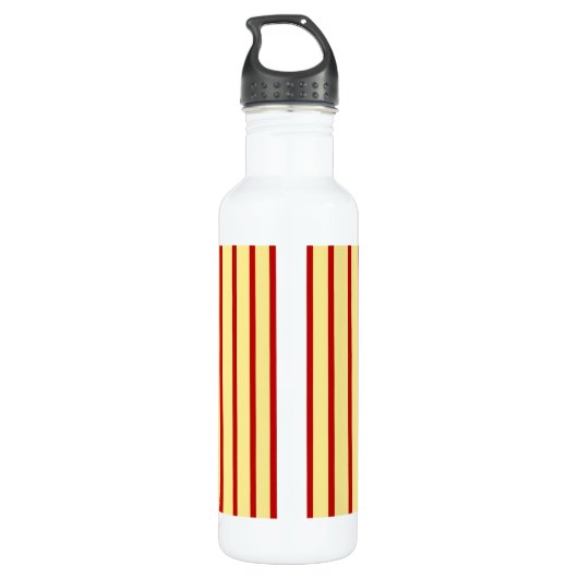 Roos Stripe Drink Fles (Achterkant)
