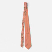 Roos Stropdas Peach Rozen Neckties Wild Roos Gift (Achterkant)