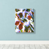 Roos Struik Canvas Afdruk (Insitu (Houten vloer))