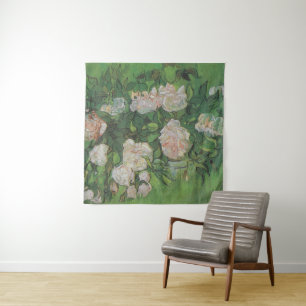 Roos Struik door Vincent Van Gogh Wandkleed