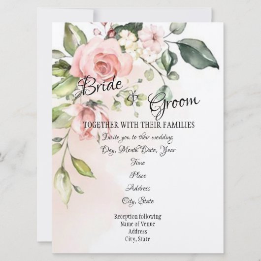 "Roos Struik" Uitnodiging voor weddenschappen (Voorkant)