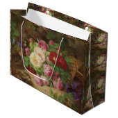 Roos stuk op de bosvloer met vlinders groot cadeauzakje (Voorkant Gekanteld)