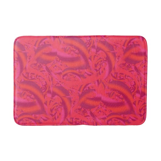 Roos Swirl Bath Mat (Voorkant)
