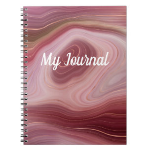 Roos Swirled Journal Notitieboek