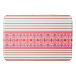 Roos Tan Pink en een aanraking met rood vlees Badmat