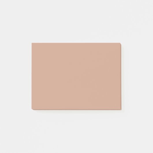 Roos Tan Solid Color Post-it® Notes (Voorkant)