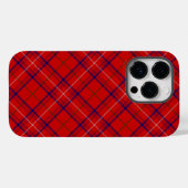 Roos tartan red blue plaid Case-Mate iPhone case (Achterkant (horizontaal))