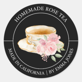 Roos Tea Modern label