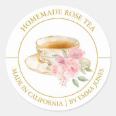 Roos Tea Modern label (Voorkant)