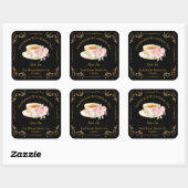  Roos Tea Square Label (Vel)