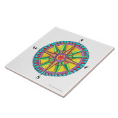 Roos Tegeltje (Zijkant)