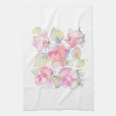 roos theedoek (Verticaal)