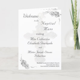 Roos Traditionele Katholieke bruiloft Programma