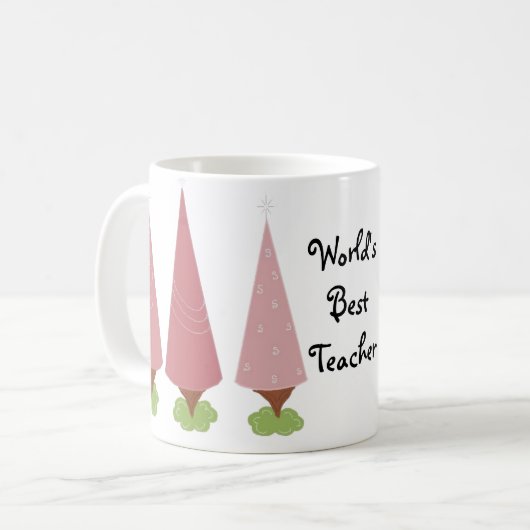 Roos Trees - Mok leraar (Voorkant links)