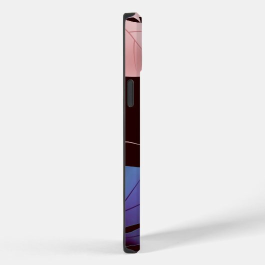 Roos tropische bladeren Case-Mate iPhone case (Achterkant / Rechts)