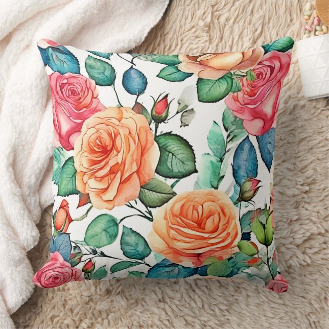 Roos Tuin Bloom Design Kussen (Deken)