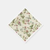  roos tuin bruiloft servetten (Hoek)