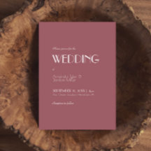 Roos Tuin | Dark Roos bruiloft uitnodiging