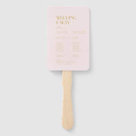 Roos Tuin | Donker Roos bruiloft programma Handwaaier