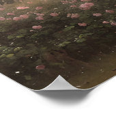 Roos tuin Engels huisdier -  kunst Poster (Hoek)