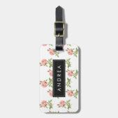 Roos tuin, gepersonaliseerd Bagagelabel (Voorkant verticaal)