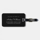 Roos tuin, gepersonaliseerd Bagagelabel (Achterkant horizontaal)