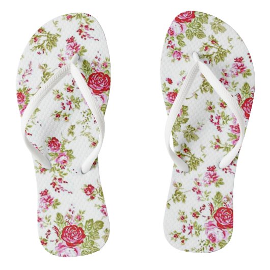 Roos Tuin Teenslippers (Voetbed)