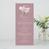 Roos Tuinvogel Wuwelijk Binnendrukken Uitnodiging (Staand voorkant)