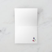 Roos Uitsnede Gevouwen Kaart 4x5.6 binnen. (Binnen)