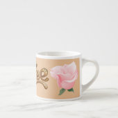 Roos Valentijnsdag Espresso Kop (Rechts)