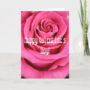 Roos Valentijnsdag kaart