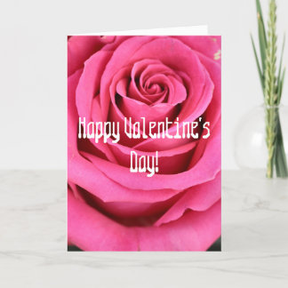 Roos Valentijnsdag kaart