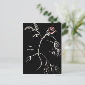 Roos van Beauty en Beast Briefkaart (Staand voorkant)